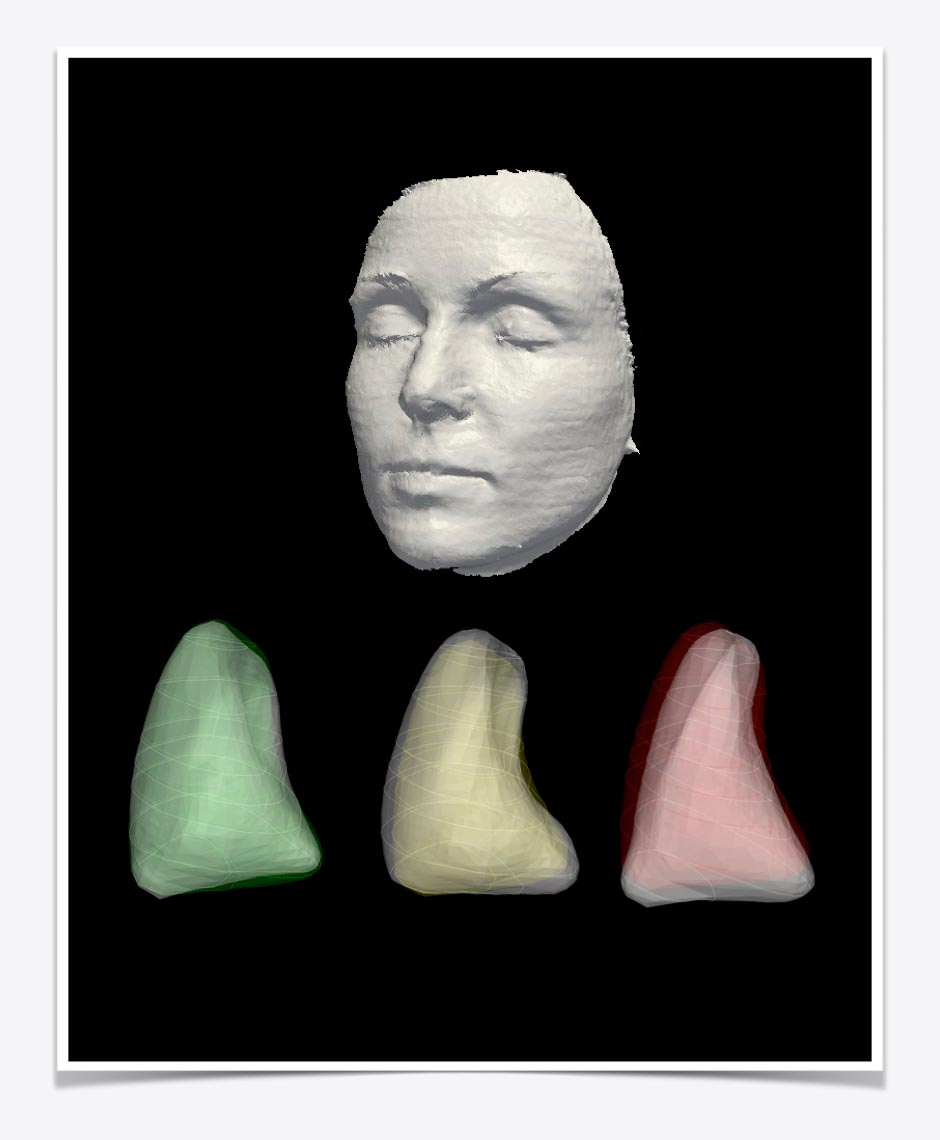 Titelseite der wissenschaftlichen Publikation zur KI-basierten Berechnung der Zahnform aus einem 3D-Gesichtsscan