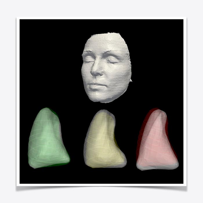 Titelseite der wissenschaftlichen Publikation zur KI-basierten Berechnung der Zahnform aus einem 3D-Gesichtsscan